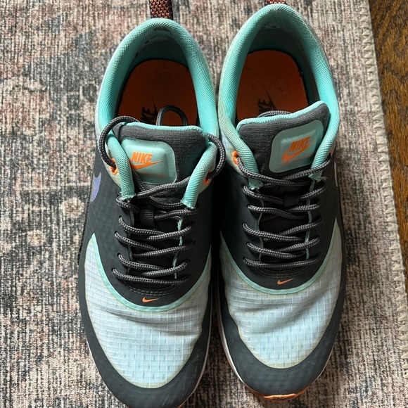 Nike Air Max Thea Premium 616723-101 Silver Gray Glacier Ice Orange (Size 8) - Picture 2 of 6